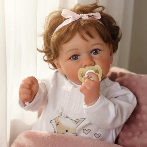 BABESIDE Baby Dolls Girl – 20 Inch Lifelike Handmade Silicone Bab...