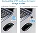 Neises Wireless Mouse for Computer Laptop,Bluetooth Mouse for Apple MacBook,Dual Mode BT 5.0+ 2.4GHz USB Mice