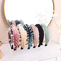 LOVNFC Set di fasce per capelli da donna alla moda, eleganti fasce