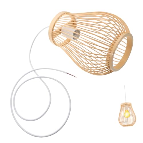 Suspension lumineuse bambou cuisine et salle à manger design