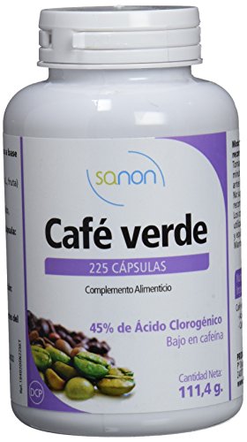 SANON Café Verde sin Cafeína 225 cápsulas de 495 mg