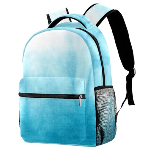 Sac à dos d'école bleu clair pour la rentrée scolaire des collégiennes