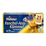 Meßmer Fenchel-Anis-Kümmel | Kräutertee | 25 Teebeutel | harmonisch, würzig-süß