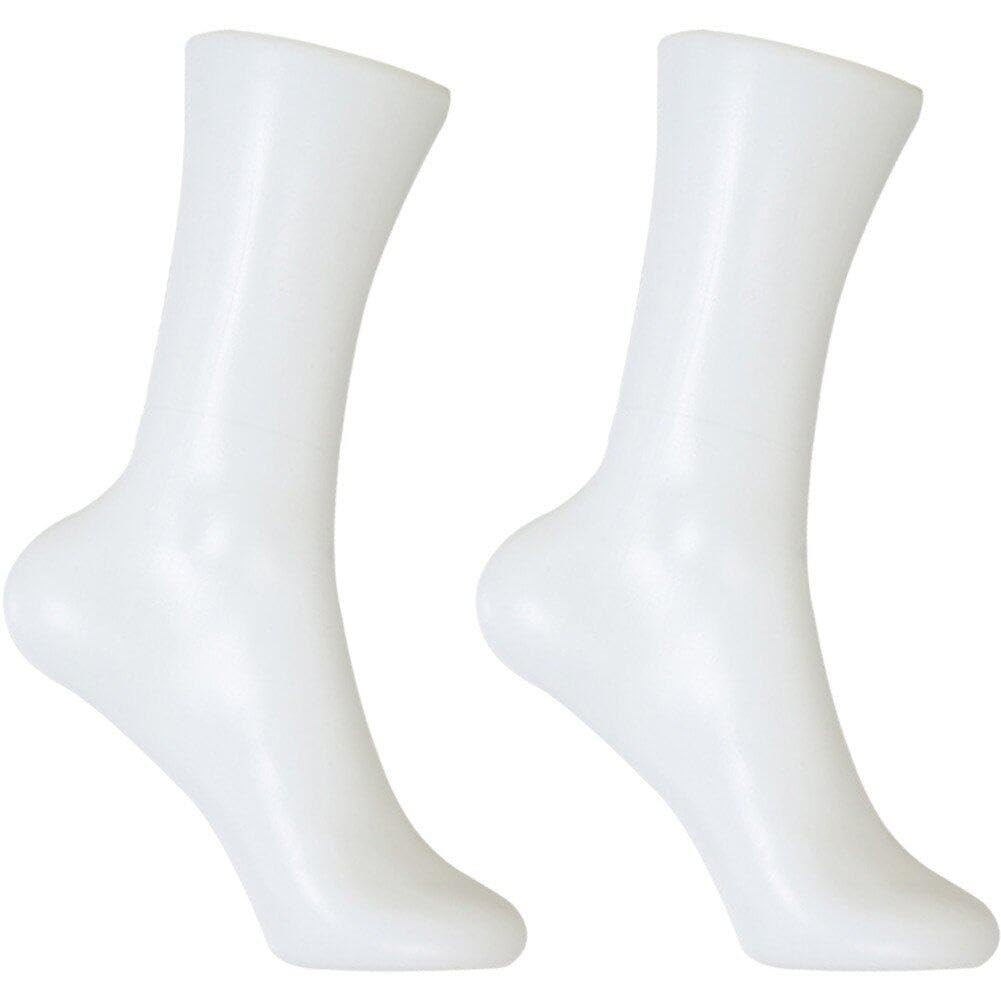 Sanfly Style1 Mannequin Foot Sock Model 2Pcs Sock Display Mannequin Adult Short Shoe Shoes Ankle Stretcher Display Molds For Home Shop