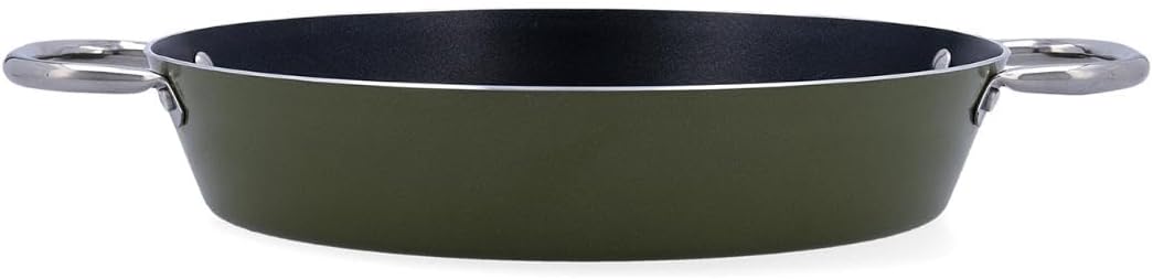 Naturalia Pressed Aluminium Rice Cooker 32x5 cm Green