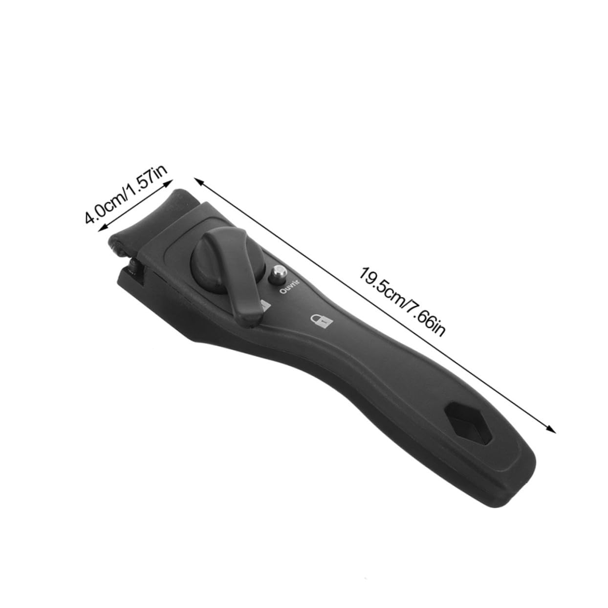 TOYANDONA 2 Stück Teiliges Abnehmbar Hitzebeständig Passend Ersatzgriff für Pfannen und Töpfe Ergonomisch Kompakt Schwarz mit Aufhängeloch Praktische Handhabung