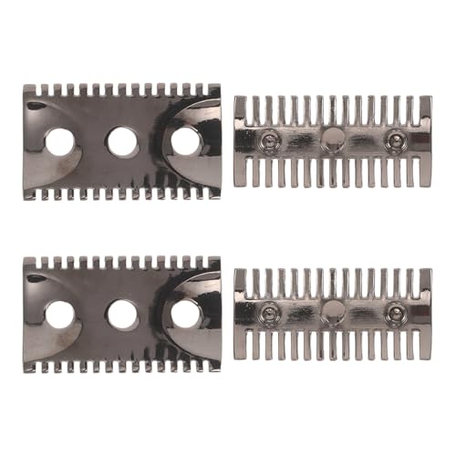 CIMAXIC 2pcs Safety Razor Head Replacement - Traditional Double-Edged Head for Shaving Razors - Open Comb Steel Tools for Barber Home Salon Use