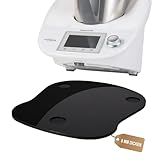 LEICHTES GLEITEN:Durch leichtes Anheben der Vorderseite der Thermomix gleitbrett lässt sich das schwere Gerät leicht bewegen, wodurch Schutz der hochsensiblen Waage.（die Gleitunterstützung funktioniert nur, wenn die Vorderseite des brett angehoben wird). Ohne große Mühen, Kratzen oder Quietschen kann der Thermomix mit dem gleitbrett über die Arbeitsplatte bewegt werden. Die Küchenmaschine lassen sich so mühelos bewegen um Schmutz schnell zu entfernen.