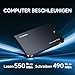 fanxiang S101 4TB SATA III 2,5-Zoll SSD Interne Festplatte, 550MB/s Lesen, 490MB/s Schreiben, SLC-Cache & 3D QLC NAND, für Laptops, Desktop-PCs und Spielkonsolen, Schwarz