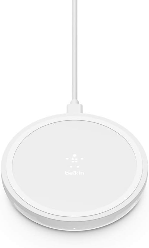 Belkin Wireless Charger 10W – Boost Up Wireless Charging Pad, Wireless Charger for iPhone 11, 11 Pro, 11 Pro Max, XS, XS Max, XR, X, 8, 8 Plus/Samsung Galaxy S10, Note10 and More