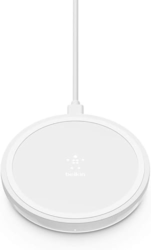 Belkin Cargador inalámbrico de 10 W - Almohadilla de carga inalámbrica Boost Up, cargador inalámbrico para iPhone 11, 11 Pro, 11 Pro Max, XS, XS