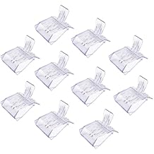 Flexzion Queen Catcher Clip 10 pcs Transparent Plastic Cage Clips, Bee Catchers Trap Box Excluder One Hand Queen Catcher Beekeeping Tool for Beekeepers