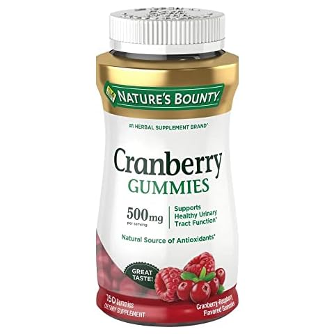 Nature's Bounty Cranberry Gummies Cover
