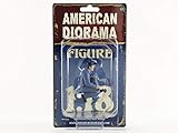 Mechanic Juan with Lug Wrench Figurine for 1/18 Scale Models by American Diorama 38177