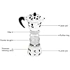Moka Pot, Aluminium Stovetop Espresso Maker Italian Coffee Maker Coffee Pot Stovetop Espresso Maker Camping Espresso Maker Manual