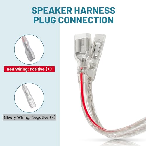 Nulth Speaker Wiring Harness Adapter Connector Plug Replacement for Hyundai Accent/Azera/Tucson, KIA Soul Forte Sedona 2005-2021 Aftermarket Tweeter Speaker Cable Plug, 2PC - Image 3