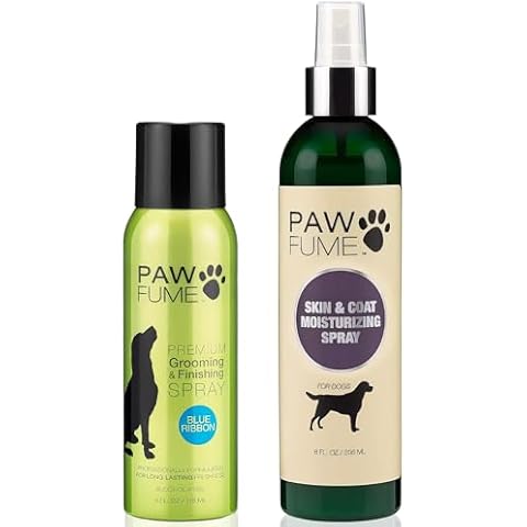 PAWFUME Grooming Dog Spray (Blue Ribbon) + Spray Dog Lotion Cover