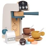 Little Log Holz Kaffeemaschine Set