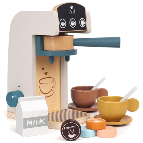 Little Log Holz Kaffeemaschine Spielzeug