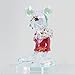 Enesco FACETS Disney Mickey Mouse Standing with Arms Folded Iridescent Figurine, 3.75 Inch, Multicolor