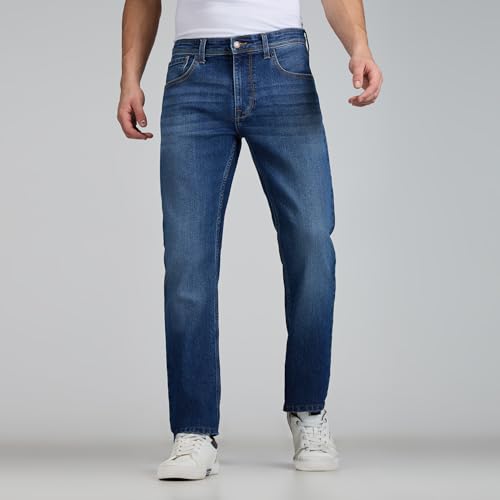 Image of Pepe Jeans Men's Jeans | Straight Fit | Mid Rise | Stretchable