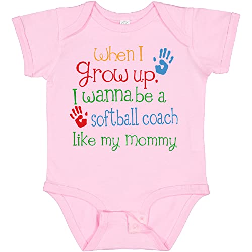 inktastic Softball Coach Like Mommy Baby Bodysuit
