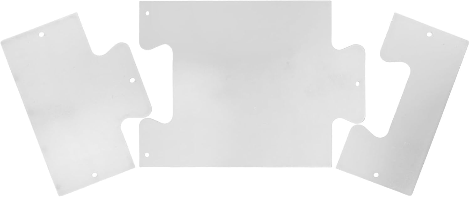 LALAFINA Heavy Duty Stainless Steel Kick Plate for Door Bottom Anti-Scratch Metal Protection for Interior and Exterior Doors for High Traffic Areas