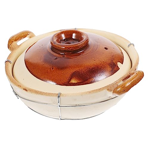 PRETYZOOM Pentola Per Stufato Facile Da Pulire 800 Ml Antiaderente Per Uso Quotidiano