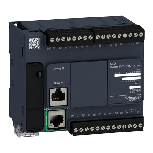 SCHNEIDER ELECTRIC TM221CE24T CONTROLLER, PLC, DIGITAL, 24 I/O