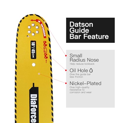 18" Replacement Chainsaw Bar and Chain Combo 325" Pitch 0.063" Gauge 74 Drive Links For Stihl MS271 Farm Boss, MS291, MS311, Replacement for 26RS 74, 36390050074, V74 by DatsenAAA - Used condition - Image 3