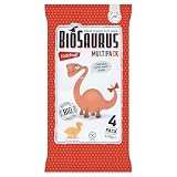 Patatas fritas de maíz Dinosaurios con sabor a kétchup sin gluten BIO 4x15 g BioSaurus
