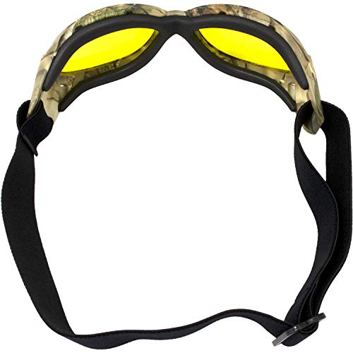 Image of Global Vision Eliminator Dirt Bike Padded Motorcycle Riding Goggles for Men and Women (Black Frame /Smoke Lens)