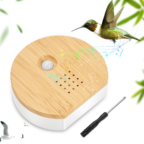 Boite a chant d'oiseaux avec detecteur de mouvement pour toilettes et entree