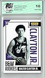 Walter Clayton Jr. 2025 Panini Instant #BWR12 Black White 256 Rookie Card PGI 10