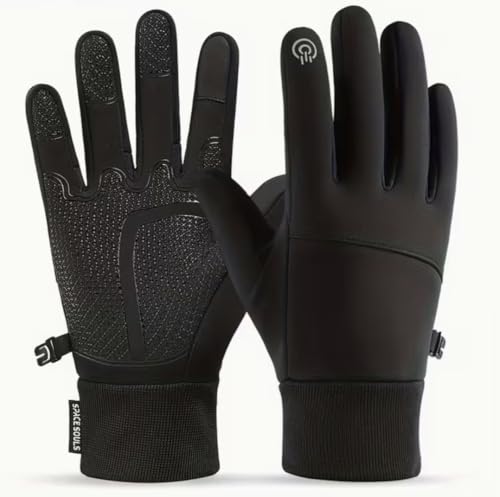 Gants thermiques coupe-vent et tactiles pour le sport en hiver homme et femme