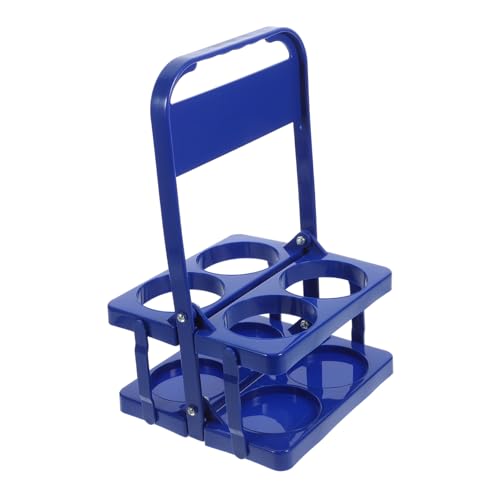 Gogogmee Cesta Plegable de Cerveza Reutilizable con Asas Soporte para Botellas de Cerveza para Picnics y Barbacoas Diseño Compacto y Resistente Portátil y Práctico Color Azul