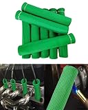Spark Plug Wire Boots Protector - 8 PCS 2500° Spark Plug Wire Boots Protector, 6 Inches Spark Plug Heat Sleeve Protection Cover Replacement for LS1 / LS2 SBC BBC 350 454 Car Truck, Green