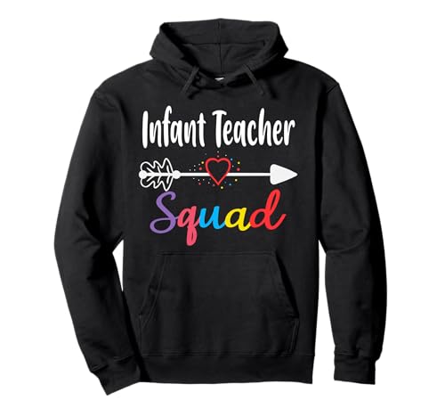 Nourrisson Teacher Squad Funny Back To School Teacher Supplies Sweat à Capuche