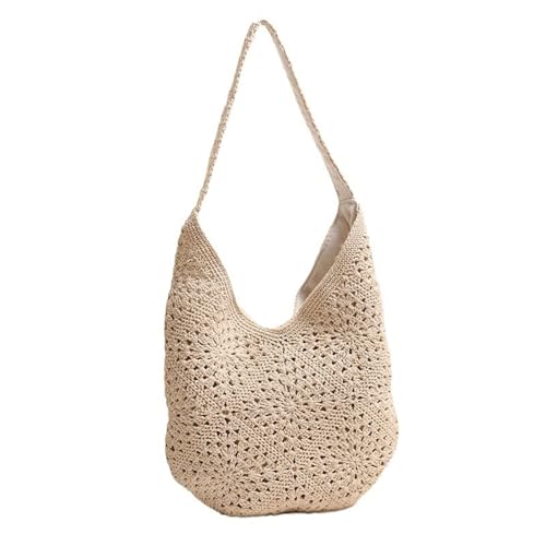 Sac tissé floral pour la plage et vos sorties ensoleillées de style