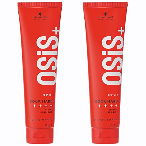 Schwarzkopf Professional - OSIS+ Lot de 2 Rock Hard 150ml Glu Ultime Gel de Fixation