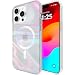 Produktbild Case-Mate Soap Bubble Mag-Safe Case Schutzhülle kompatibel mit Apple iPhone 15 Pro Max Hülle Regenbogen (Farbwechsel-Effekt, 3 m Fallschutz, Integrierter Mag-Safe-Ring) - Transparent/Schillernd
