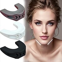 DXIA Kiefertrainer, 3er-Packung Trainingsgerät für den Kiefer, Kiefertrainer Meißel Ihre Kieferlinie, Silikon Kiefertrainer, Kiefertrainer Gesicht, Kiefer Exerciser für Männer und Frauen