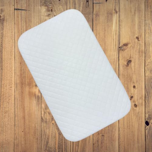 Hypoallergenic Quilted Foam Mattress for Baby Bedside Cribs | Com...
