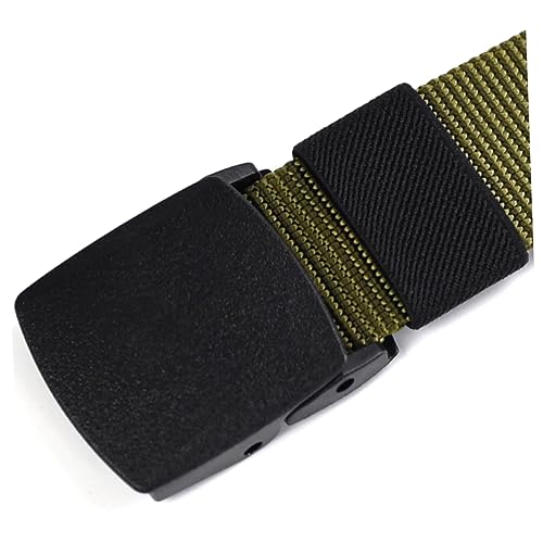 VALICLUD 3pcs Outdoor Quick-dry Canvas Belt Breathable Training Belts Plastic Buckle for Men and Wear-resistant for Hiking and Sports Activities3