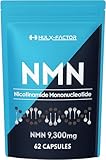 【栄養機能食品】NMN サプリ 高純度100％ 日本製 9300mg マルチビタミン12種 レスベラトロール 耐酸性カプセル ハルクファクター 31日分