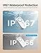 GoveeLife Upgraded Smart Water Leak Detector 1s with 1804ft Ultra-Long Range, WiFi Water Sensor with SMS/Email/APP Push and Sound Alarm, 5-Year Battery Life, Suit for Home, Basement, Kitchen, 3 Pack