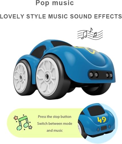 Image of TOYTASTIC Automatic Line Following Car, 2.4Ghz Smart Sensor Super Mini Cars, Gestures Inductive Car that Follows Drawn Line, Smart Automatic Avoidance Desktop Vehicle (Multi Colors)