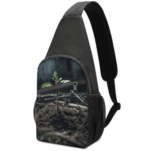 Sling Bag para Hombre y Mujer Crossbody Pequeña con Estampado