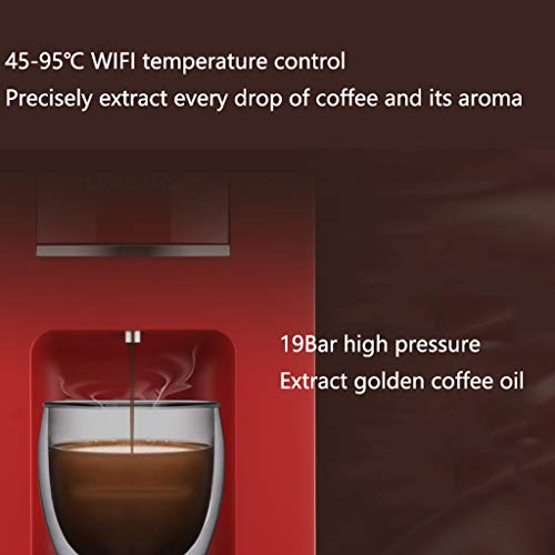 LZL Maquina de Cafe cafetera 19Bar Capsule Coffee Machine Home Office Máquina de café Totalmente automática Máquina de… - Imagen 5