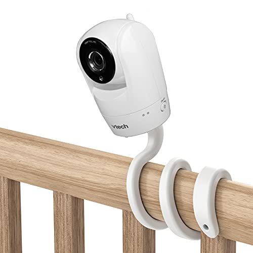 Baby Monitor Mount Anbage Baby Camera Holder Flexible Twist Mount Compatible with Vtech Monitor VM901, Vtech Monitor VM919, Attached for Crib, Shelves or Other Places (1 Pack)